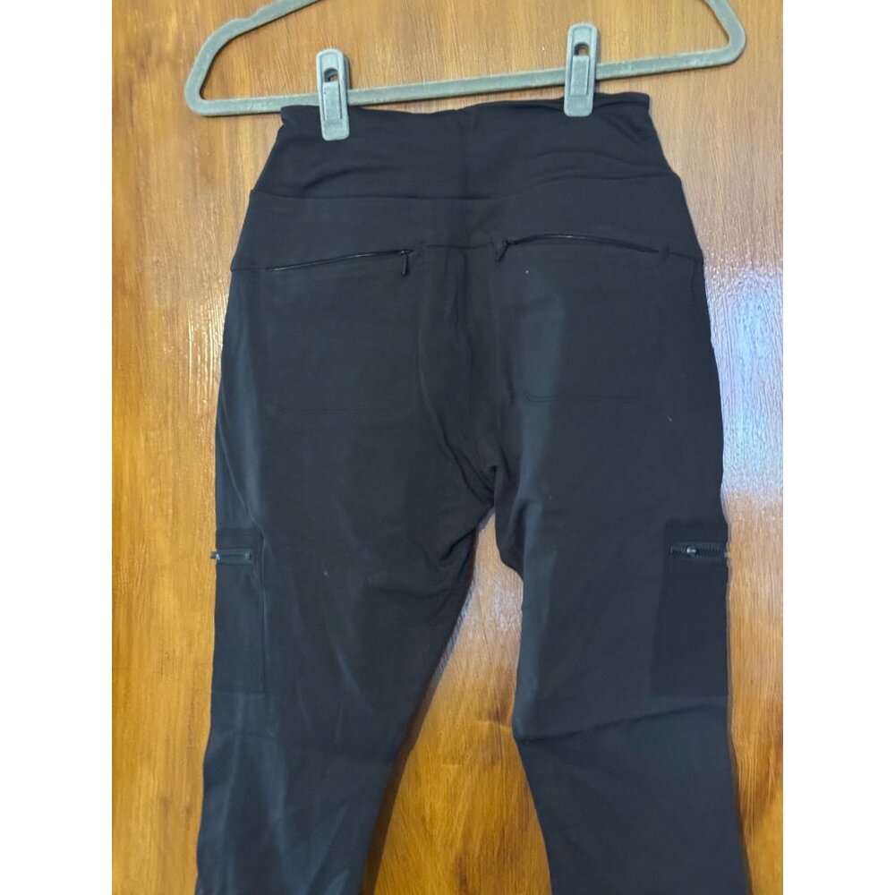 Athleta Black Headlands Hybrid Cargo Skinny Pant Size 4 - Picture 5 of 5